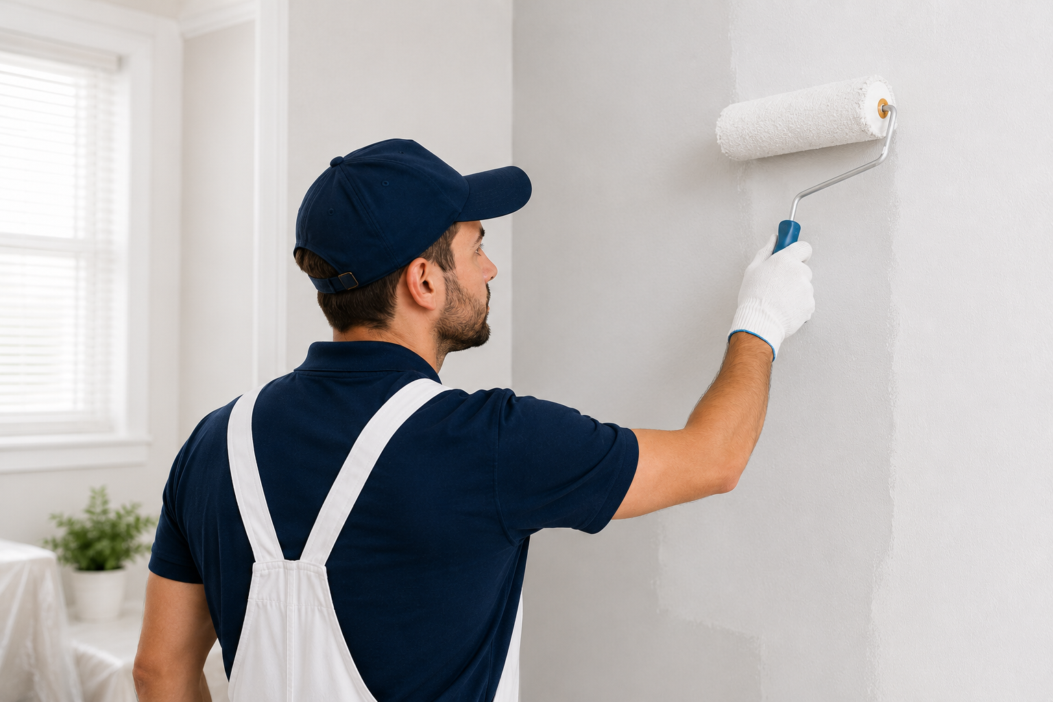 Professional painting technician