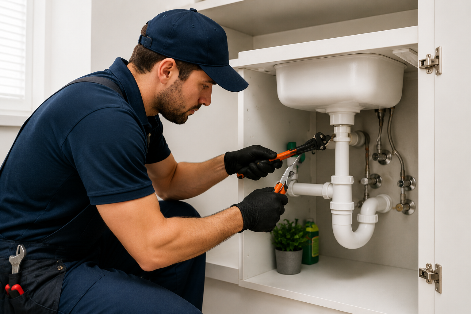 Plumbing maintenance technician